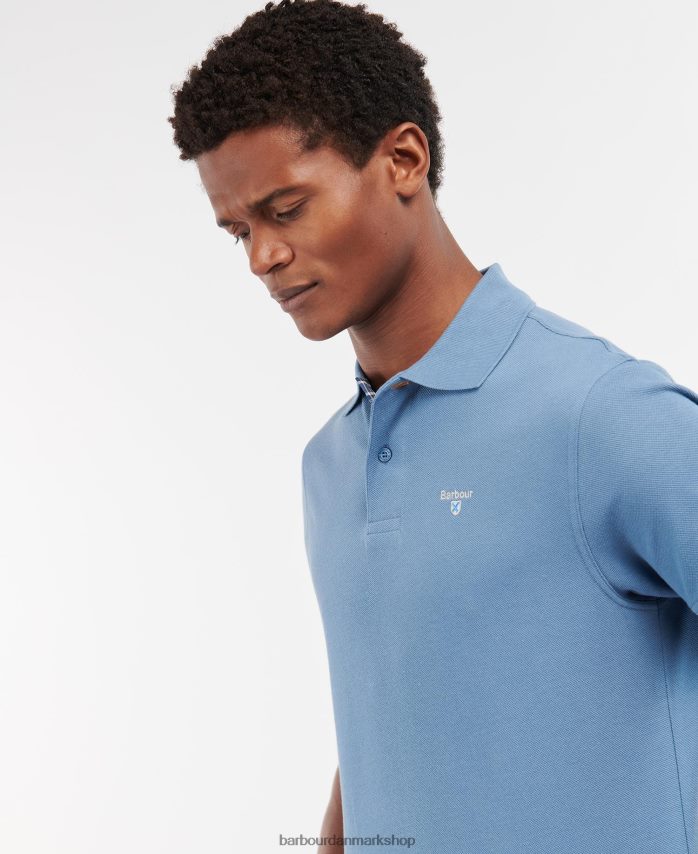 sandsten tartan pique poloshirt BR2BR2583 Mænd Barbour tøj