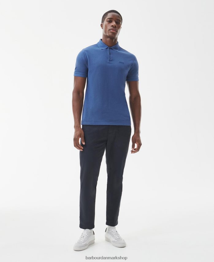 skumringslyserød essential garment dye poloshirt BR2BR2680 Mænd Barbour tøj