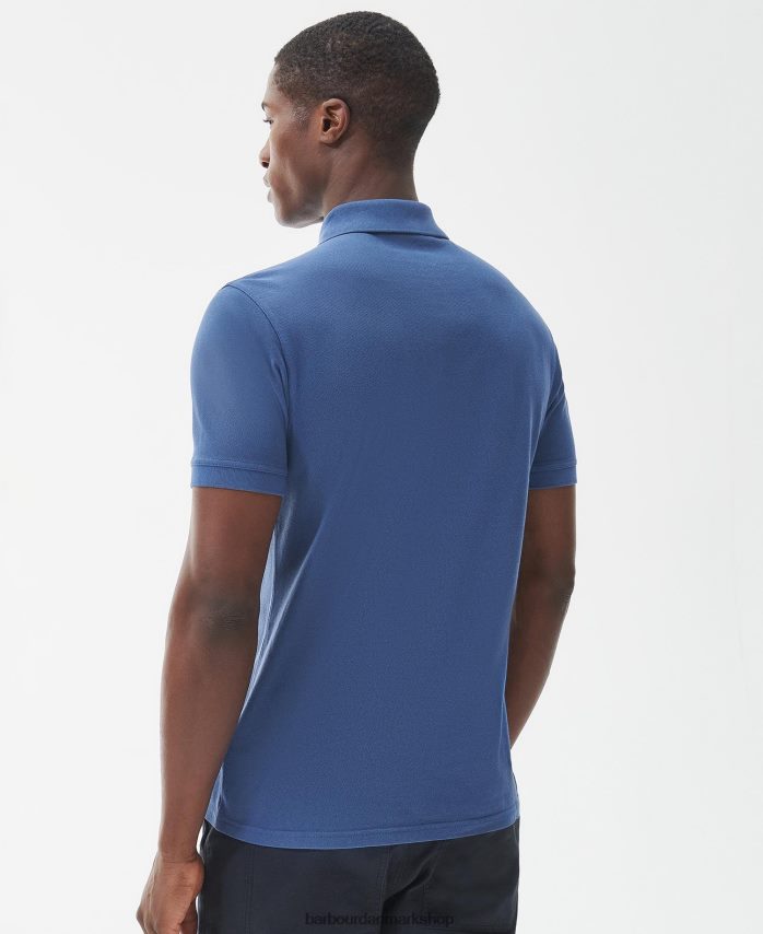 skumringslyserød essential garment dye poloshirt BR2BR2680 Mænd Barbour tøj