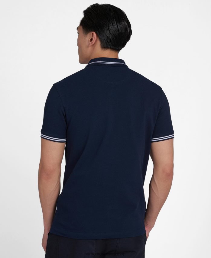 sort international poloshirt essentiel tippet BR2BR2557 Mænd Barbour tøj