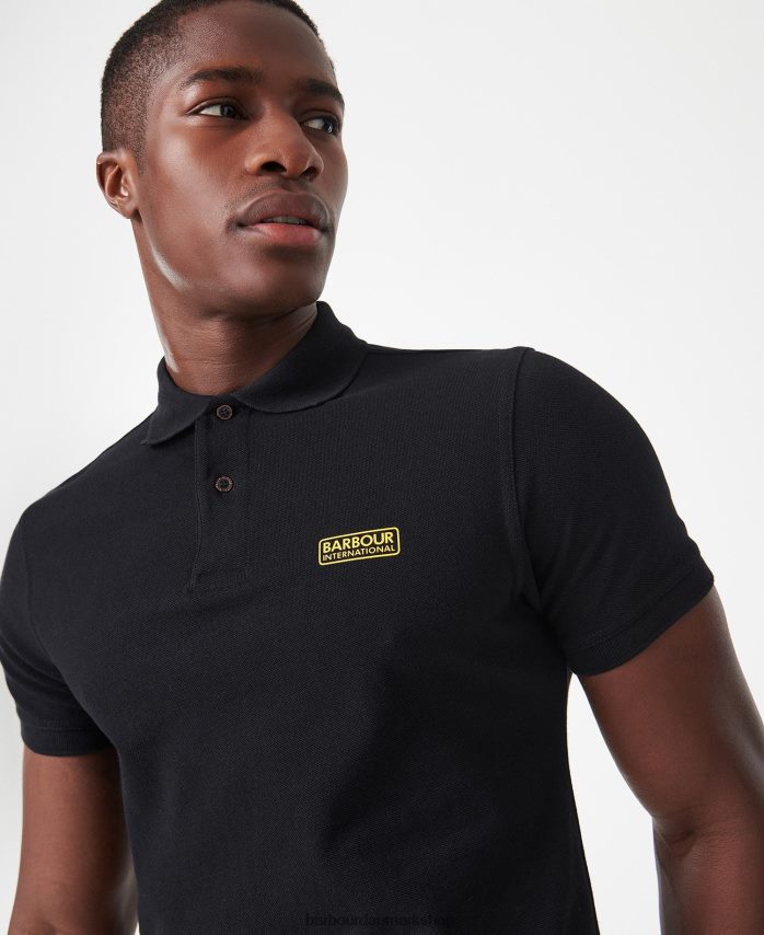 sort international poloshirt international vigtig BR2BR2622 Mænd Barbour tøj