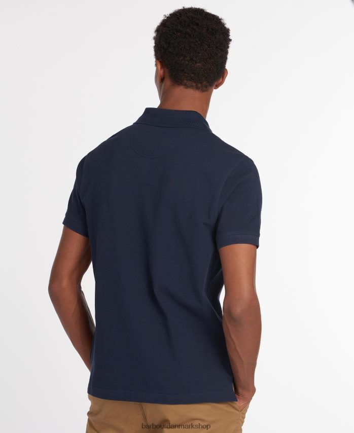 sort/moderne tartan poloshirt pique BR2BR2537 Mænd Barbour tøj