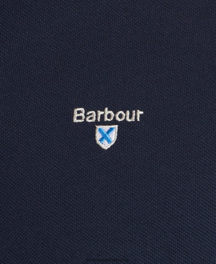 sort/moderne tartan poloshirt pique BR2BR2537 Mænd Barbour tøj