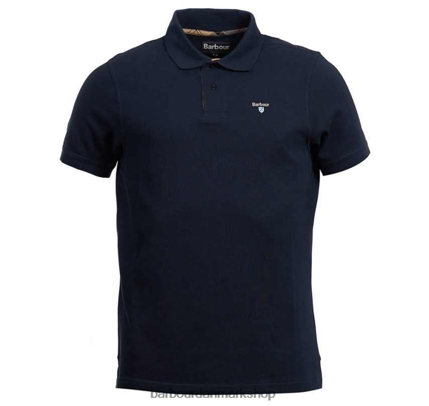 sort/moderne tartan poloshirt pique BR2BR2537 Mænd Barbour tøj