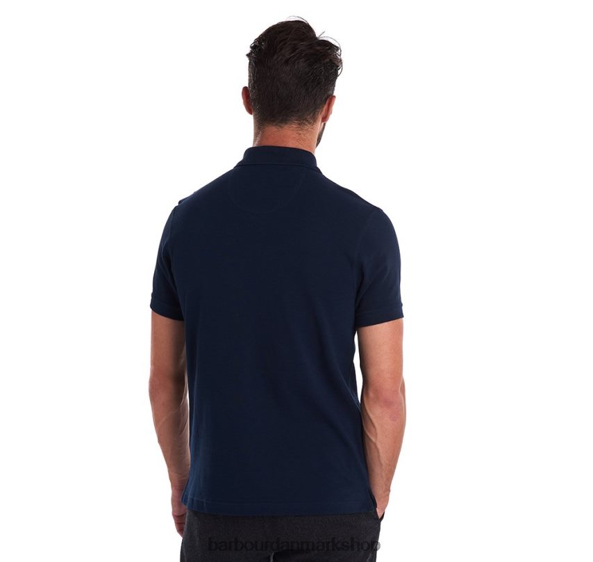 sort/moderne tartan poloshirt pique BR2BR2537 Mænd Barbour tøj