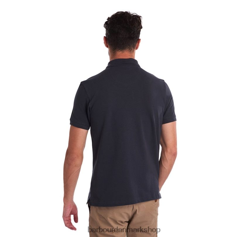 sort/moderne tartan poloshirt pique BR2BR2541 Mænd Barbour tøj