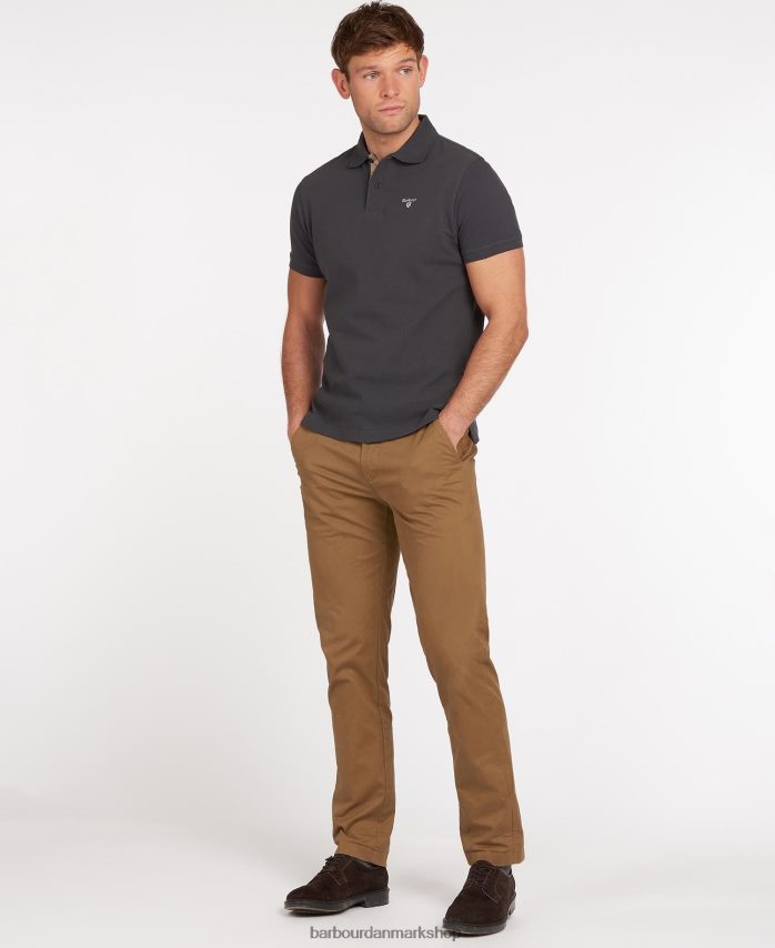 sort/moderne tartan poloshirt pique BR2BR2541 Mænd Barbour tøj