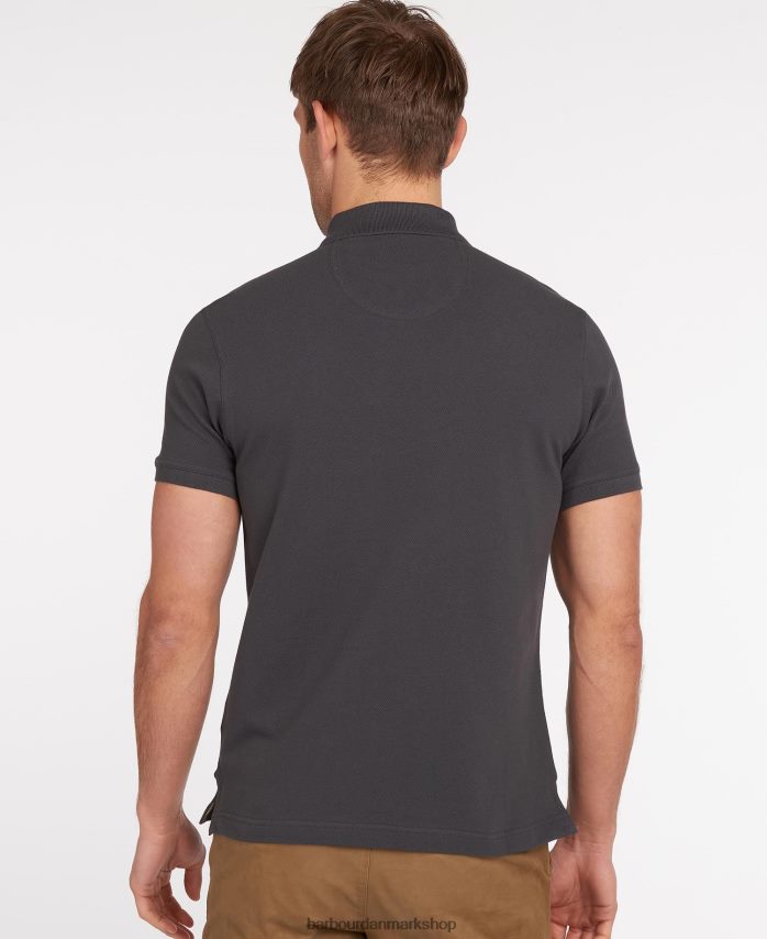 sort/moderne tartan poloshirt pique BR2BR2541 Mænd Barbour tøj