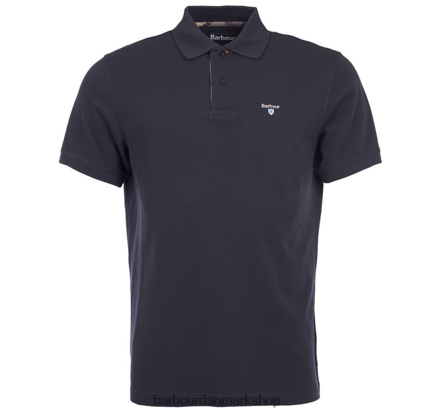 sort/moderne tartan poloshirt pique BR2BR2541 Mænd Barbour tøj