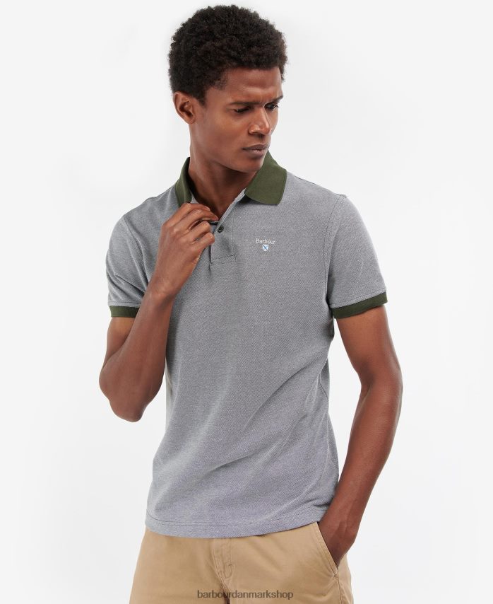 sort sport polo mix skjorte BR2BR2602 Mænd Barbour tøj