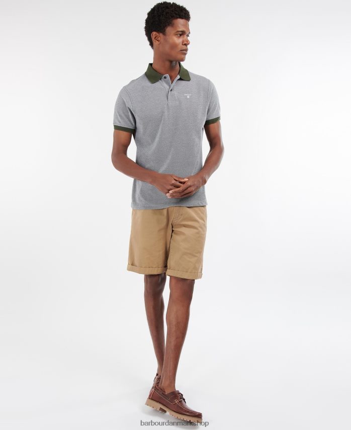 sort sport polo mix skjorte BR2BR2602 Mænd Barbour tøj