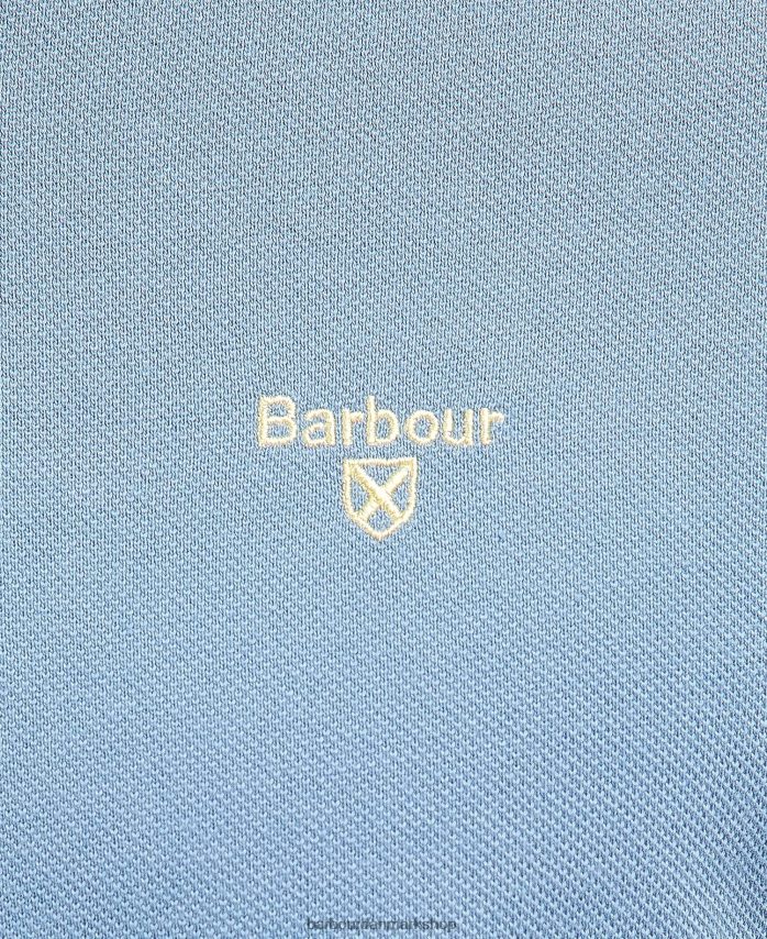 støvet mynte finkle poloshirt BR2BR2628 Mænd Barbour tøj