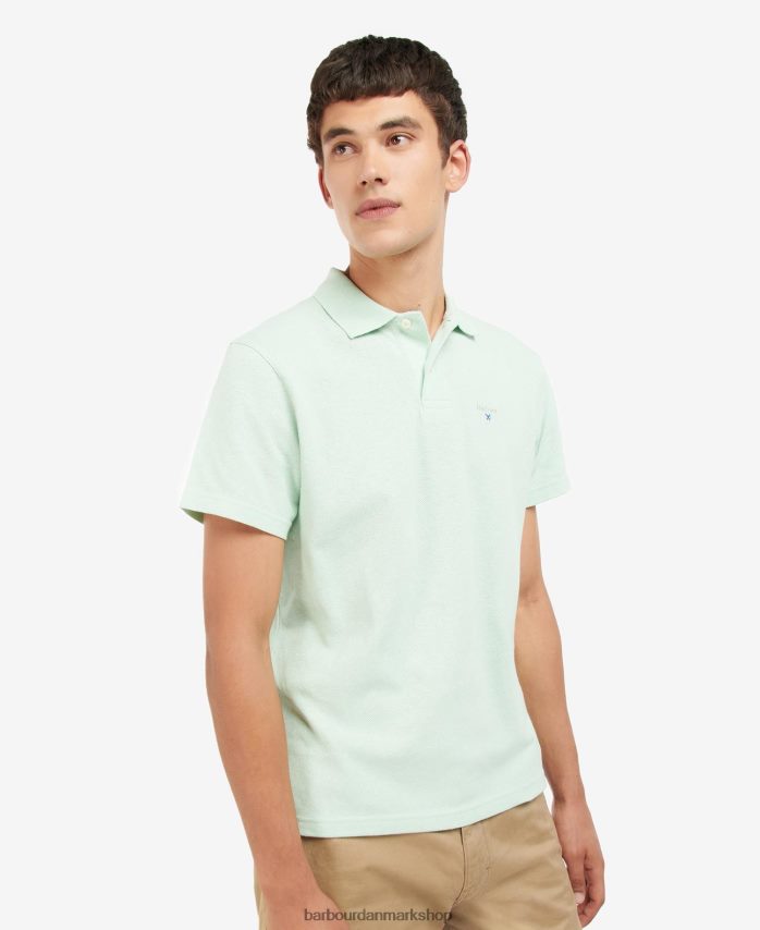 støvet mynte ryde poloshirt BR2BR2697 Mænd Barbour tøj