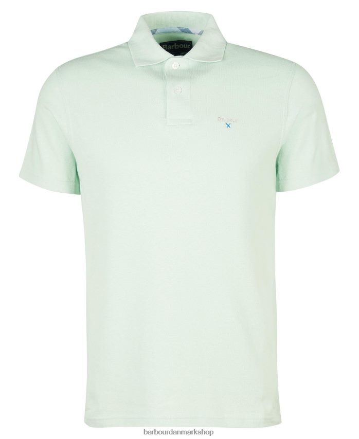 støvet mynte ryde poloshirt BR2BR2697 Mænd Barbour tøj