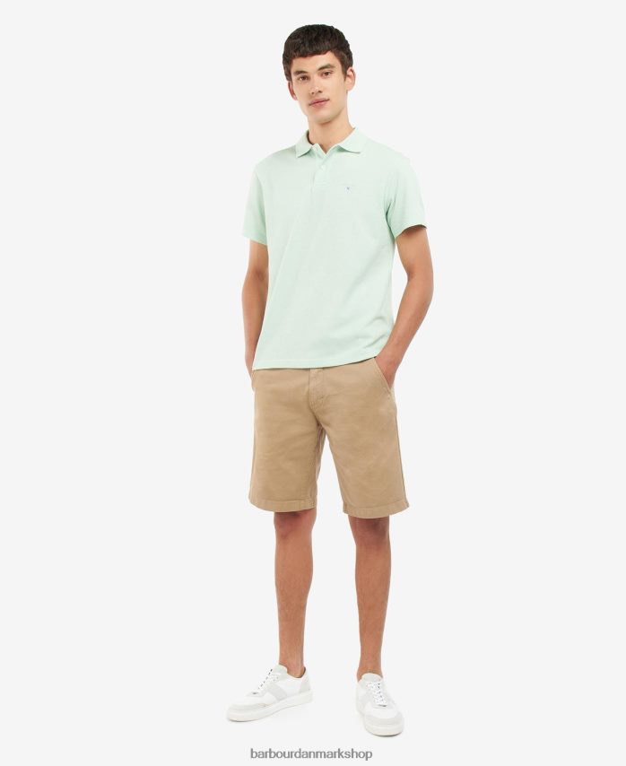 støvet mynte ryde poloshirt BR2BR2697 Mænd Barbour tøj