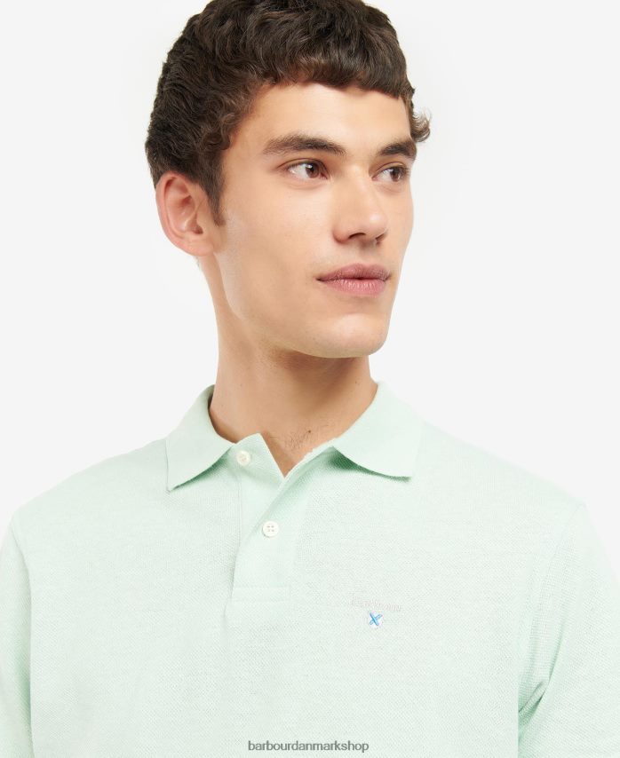 støvet mynte ryde poloshirt BR2BR2697 Mænd Barbour tøj