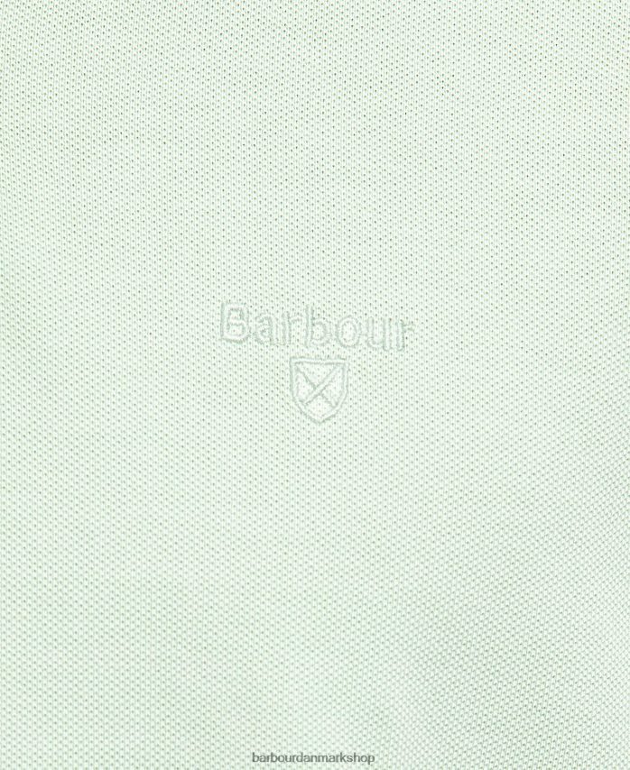 støvet mynte vasket sportspoloshirt BR2BR2629 Mænd Barbour tøj