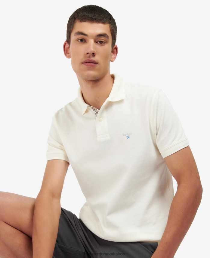 vasket blå harrowgate poloshirt BR2BR2679 Mænd Barbour tøj