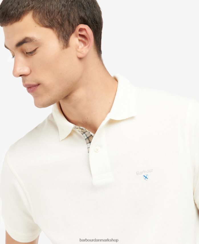 vasket blå harrowgate poloshirt BR2BR2679 Mænd Barbour tøj