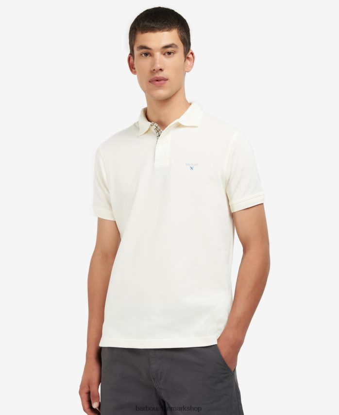 vasket blå harrowgate poloshirt BR2BR2679 Mænd Barbour tøj