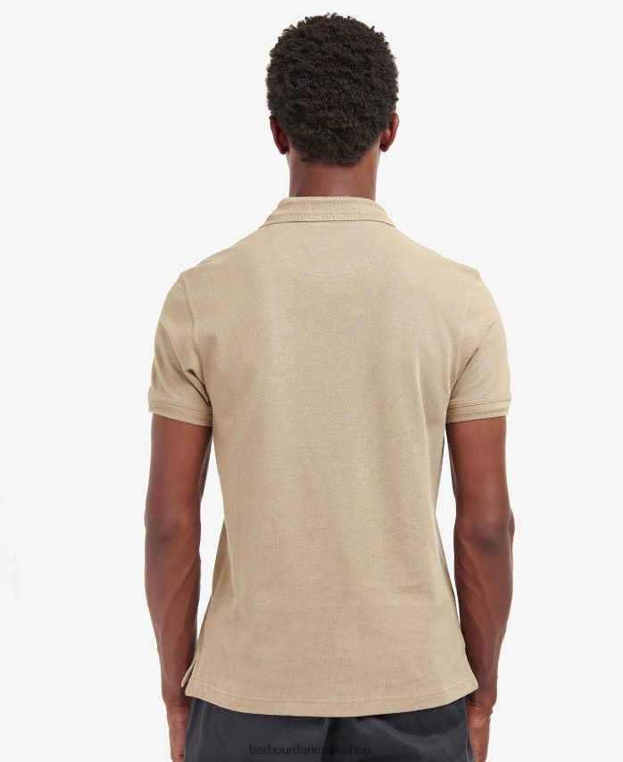 vasket blå harrowgate poloshirt BR2BR2711 Mænd Barbour tøj