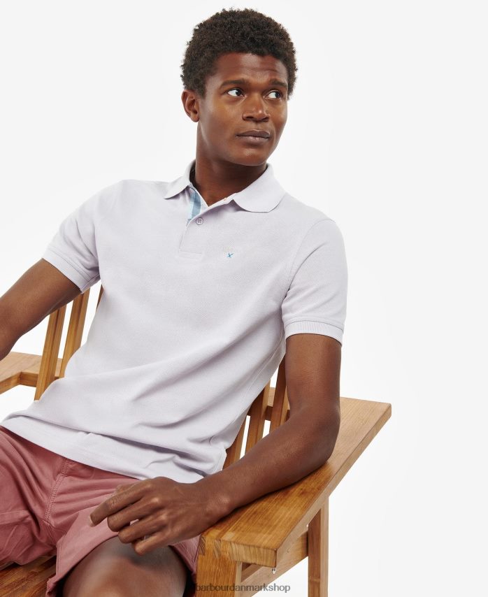 vin tartan pique poloshirt BR2BR2632 Mænd Barbour tøj