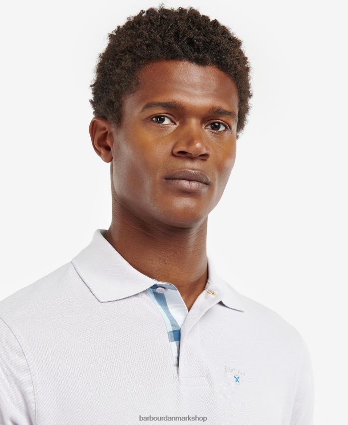 vin tartan pique poloshirt BR2BR2632 Mænd Barbour tøj