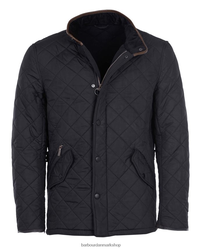 flåde powell quiltet jakke BR2BR273 Mænd Barbour tøj