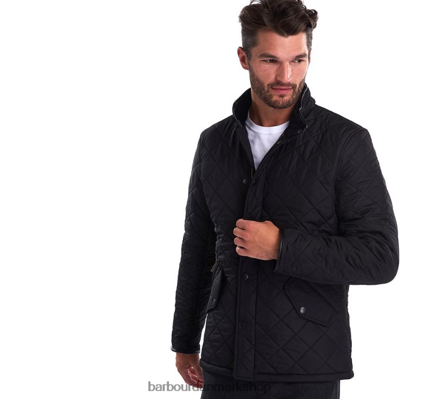 flåde powell quiltet jakke BR2BR276 Mænd Barbour tøj