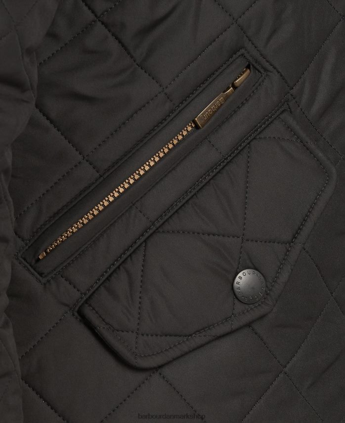 flåde powell quiltet jakke BR2BR276 Mænd Barbour tøj