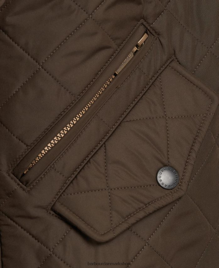 flåde powell quiltet jakke BR2BR283 Mænd Barbour tøj