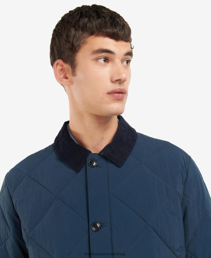 klassisk flåde colindale quiltet jakke BR2BR2138 Mænd Barbour tøj