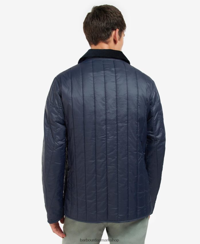 klassisk flåde pooley quiltet jakke BR2BR2133 Mænd Barbour tøj