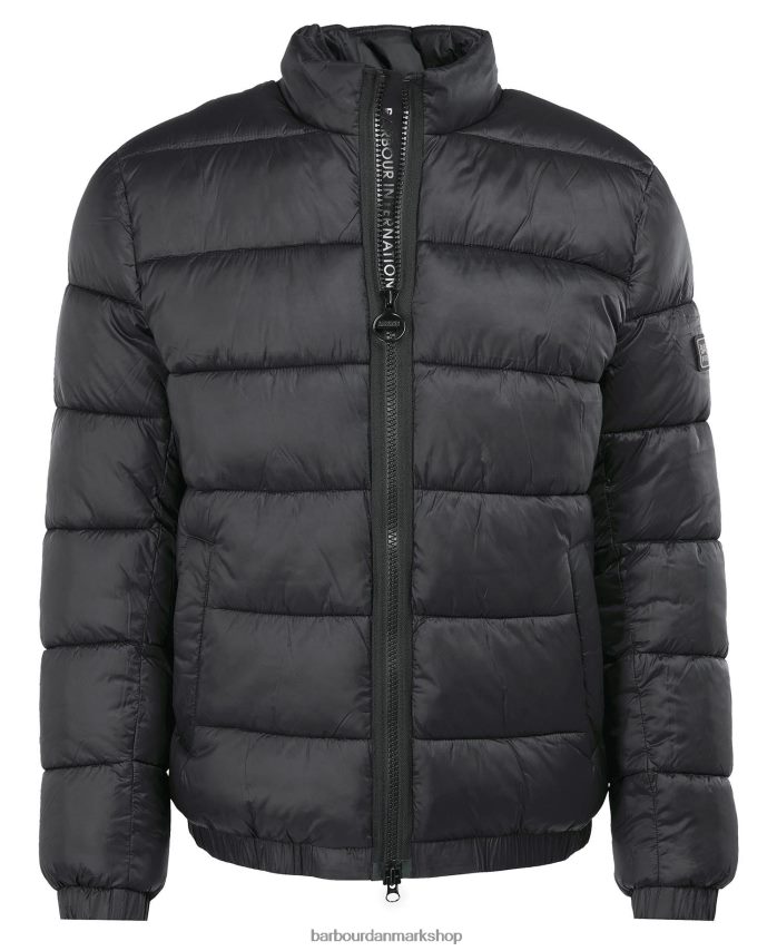klassisk sort elwin quiltet jakke BR2BR2134 Mænd Barbour tøj