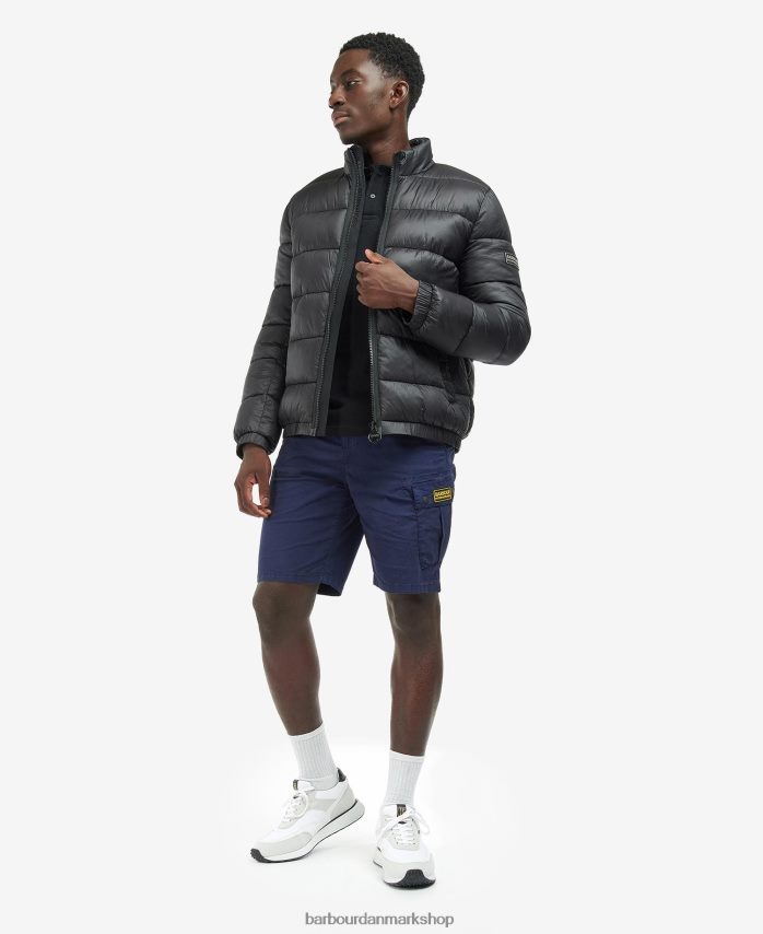 klassisk sort elwin quiltet jakke BR2BR2134 Mænd Barbour tøj