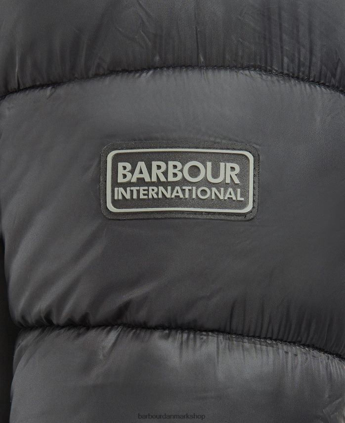 klassisk sort elwin quiltet jakke BR2BR2134 Mænd Barbour tøj