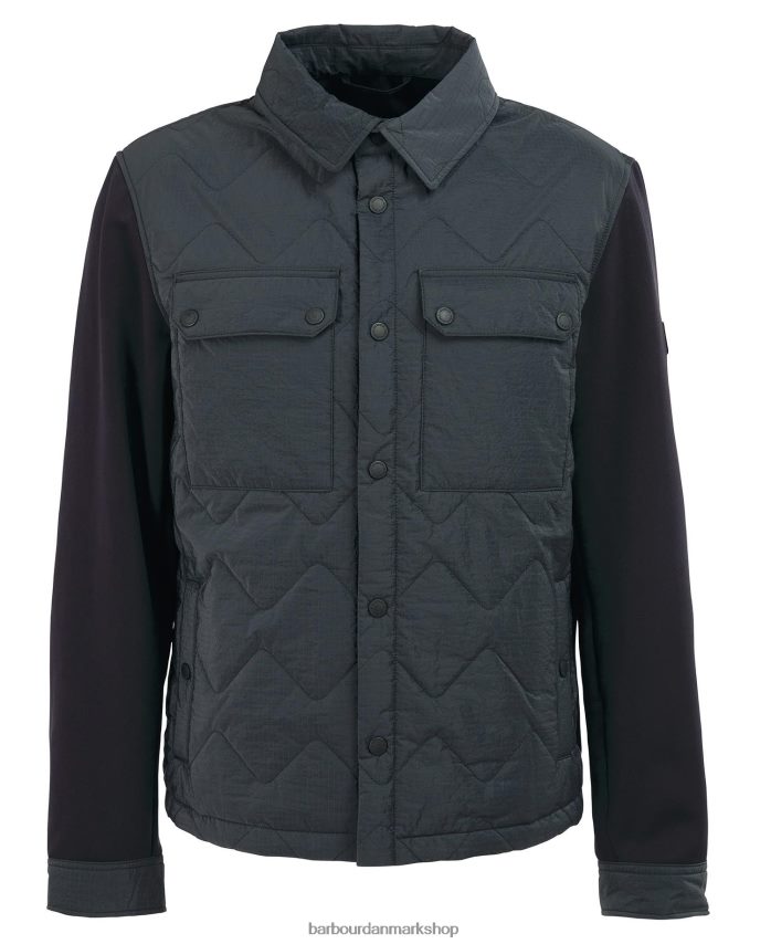 mørk champignon Bradley quiltet skjortejakke BR2BR2132 Mænd Barbour tøj