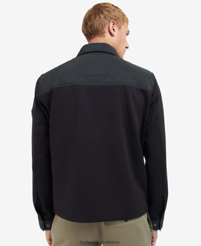 mørk champignon Bradley quiltet skjortejakke BR2BR2132 Mænd Barbour tøj