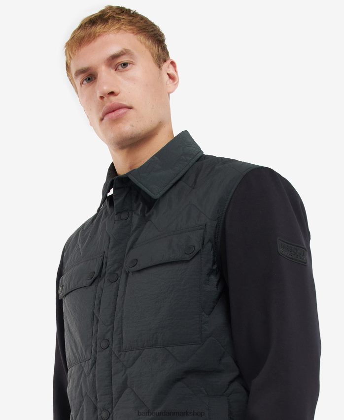 mørk champignon Bradley quiltet skjortejakke BR2BR2132 Mænd Barbour tøj