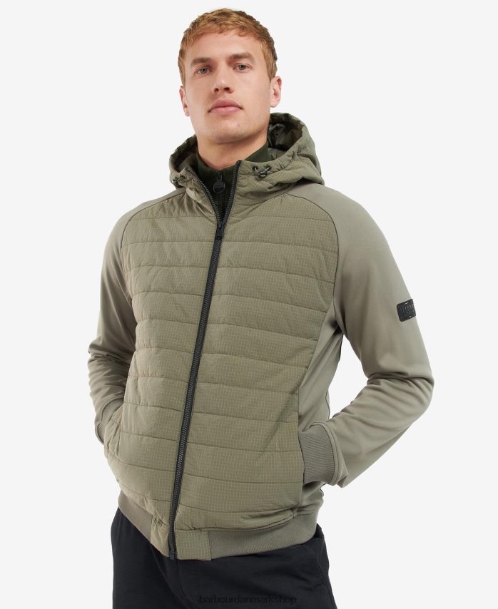 mørk champignon bromley quiltet sweatshirt BR2BR2157 Mænd Barbour tøj