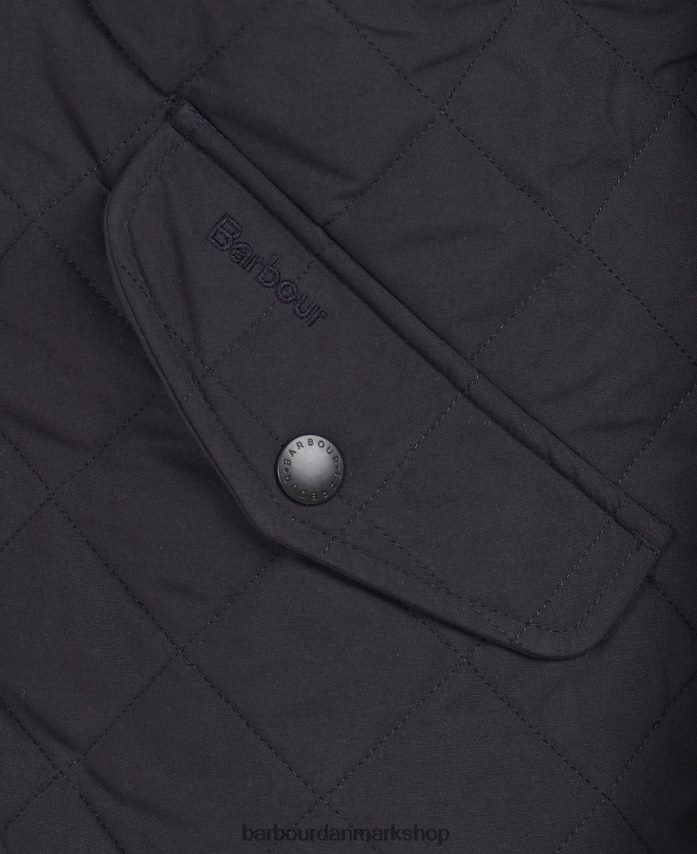 mørk oliven shoveler quiltet jakke BR2BR280 Mænd Barbour tøj