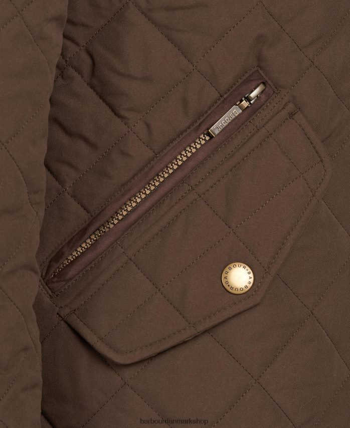 mørkt sand shoveler quiltet jakke BR2BR2149 Mænd Barbour tøj