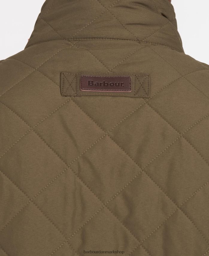 mørkt sand shoveler quiltet jakke BR2BR293 Mænd Barbour tøj