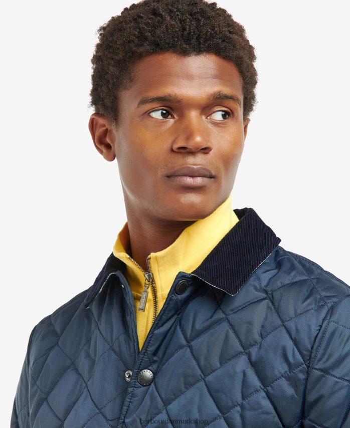 militær brun/sommervedbend crested herron quiltet jakke BR2BR2114 Mænd Barbour tøj