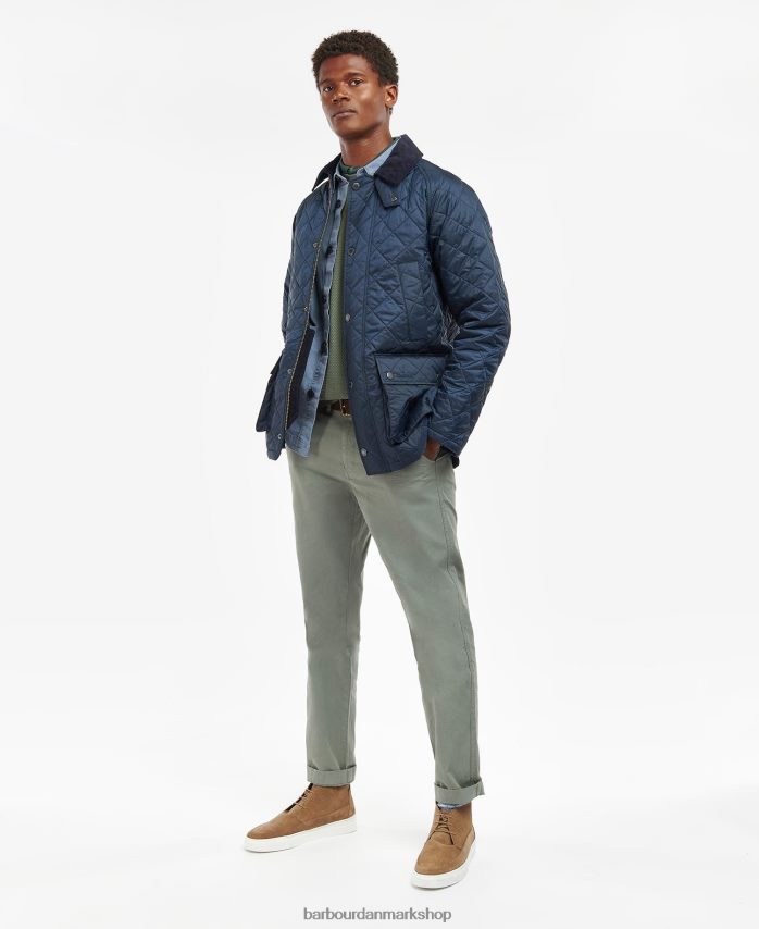 oliven ashby quiltet jakke BR2BR2106 Mænd Barbour tøj