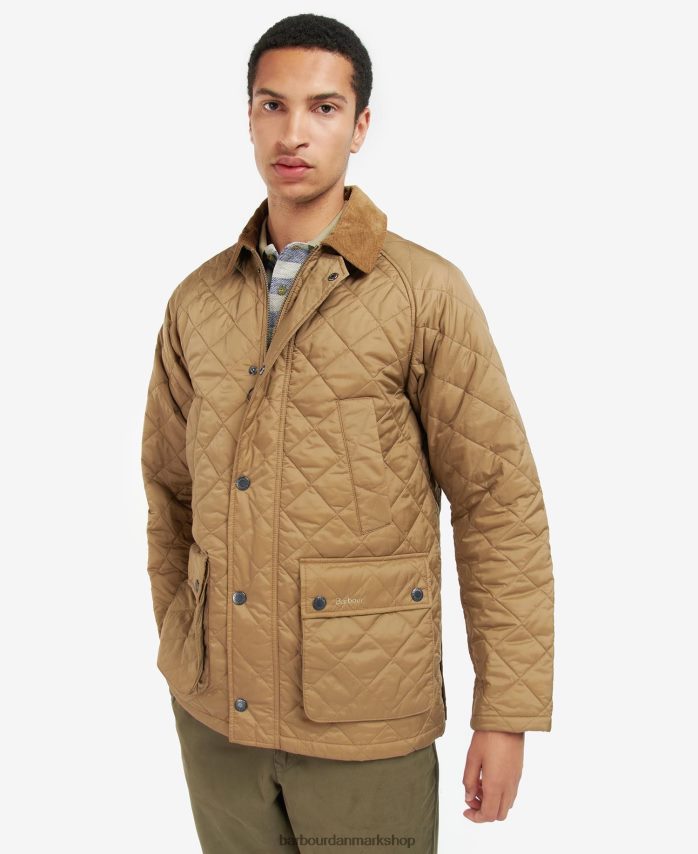 oliven ashby quiltet jakke BR2BR2148 Mænd Barbour tøj