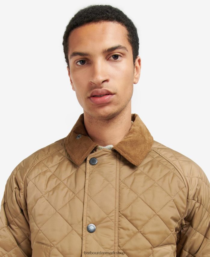 oliven ashby quiltet jakke BR2BR2148 Mænd Barbour tøj