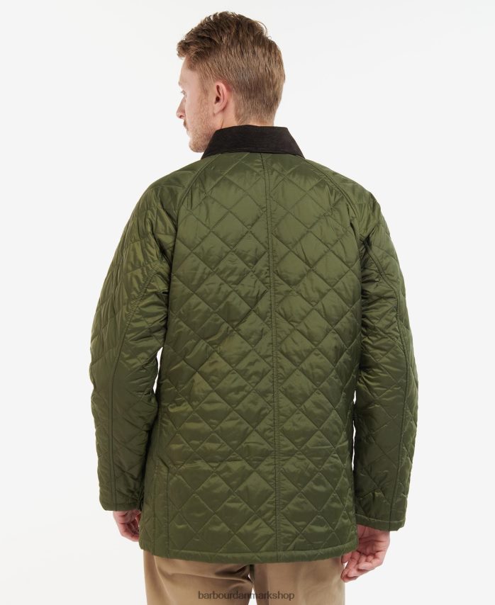 oliven ashby quiltet jakke BR2BR297 Mænd Barbour tøj