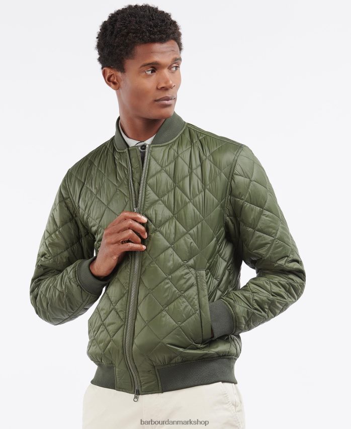 oliven galento quiltet jakke BR2BR2110 Mænd Barbour tøj