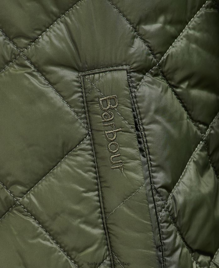 oliven galento quiltet jakke BR2BR2110 Mænd Barbour tøj